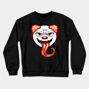 Creepy Smiley Face Clown Crewneck Sweatshirt